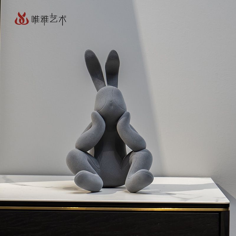 Mr. Rabbit - Thinking Rabbit - Flocking (4)